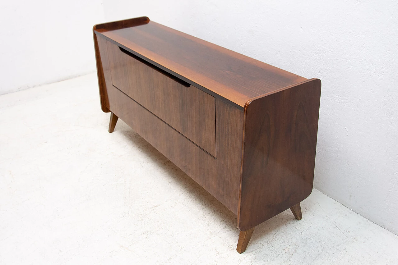 Comò in legno di noce di František Jirák, anni '60 19