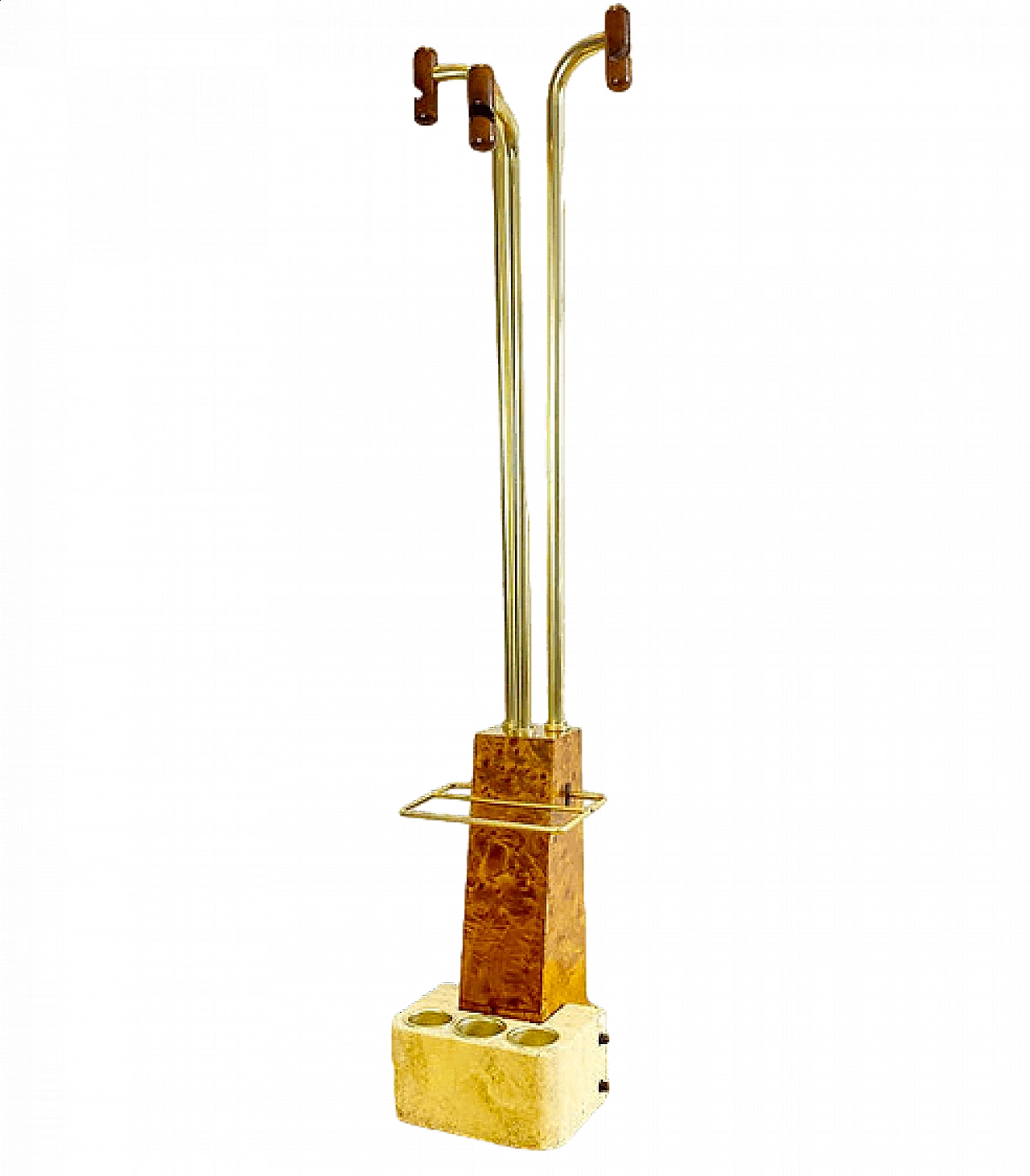 Coat hanger and umbrella stand in the style of Willy Rizzo, 1970s 8