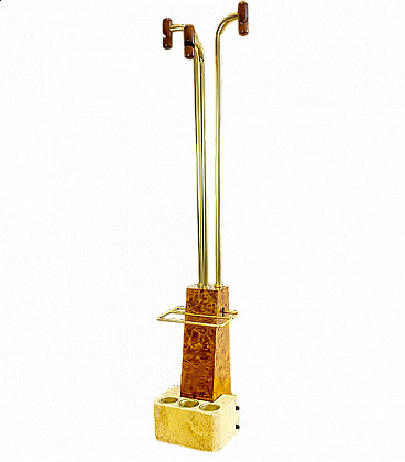 Coat hanger and umbrella stand in the style of Willy Rizzo, 1970s