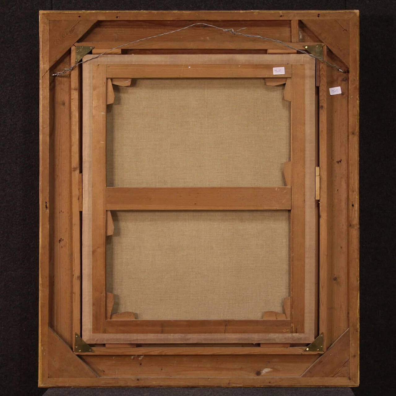 Partita a scacchi, olio su tela, fine '700 4