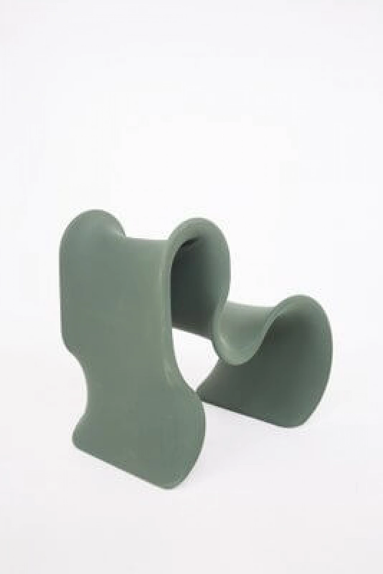 Poltrona Fiocco verde scuro di Gianni Pareschi per Busnelli, anni '70 6