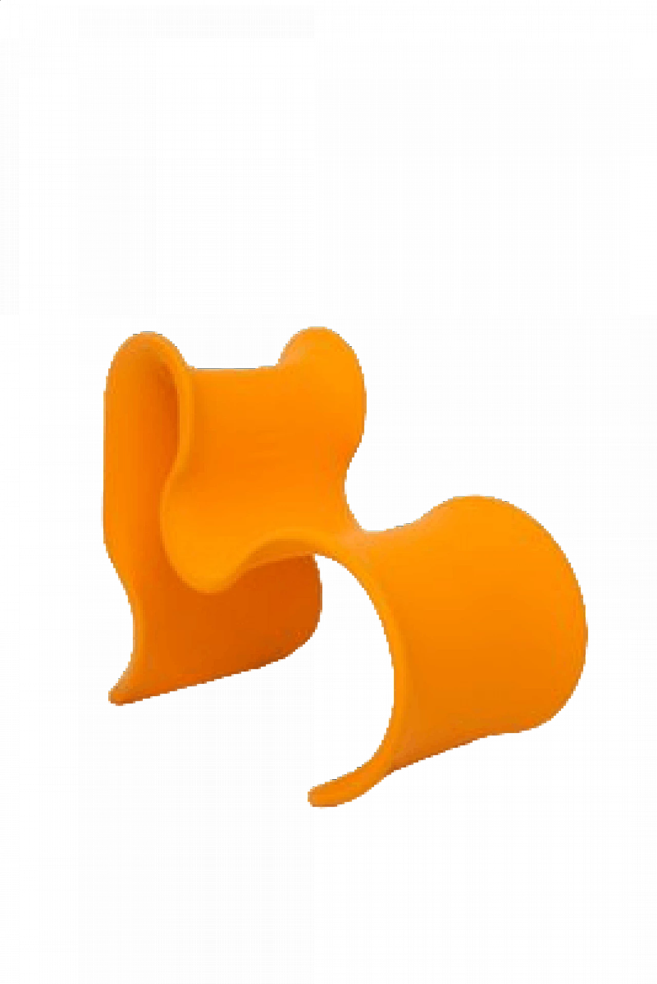 Poltrona Fiocco arancione di Gianni Pareschi per Busnelli, anni '70 23