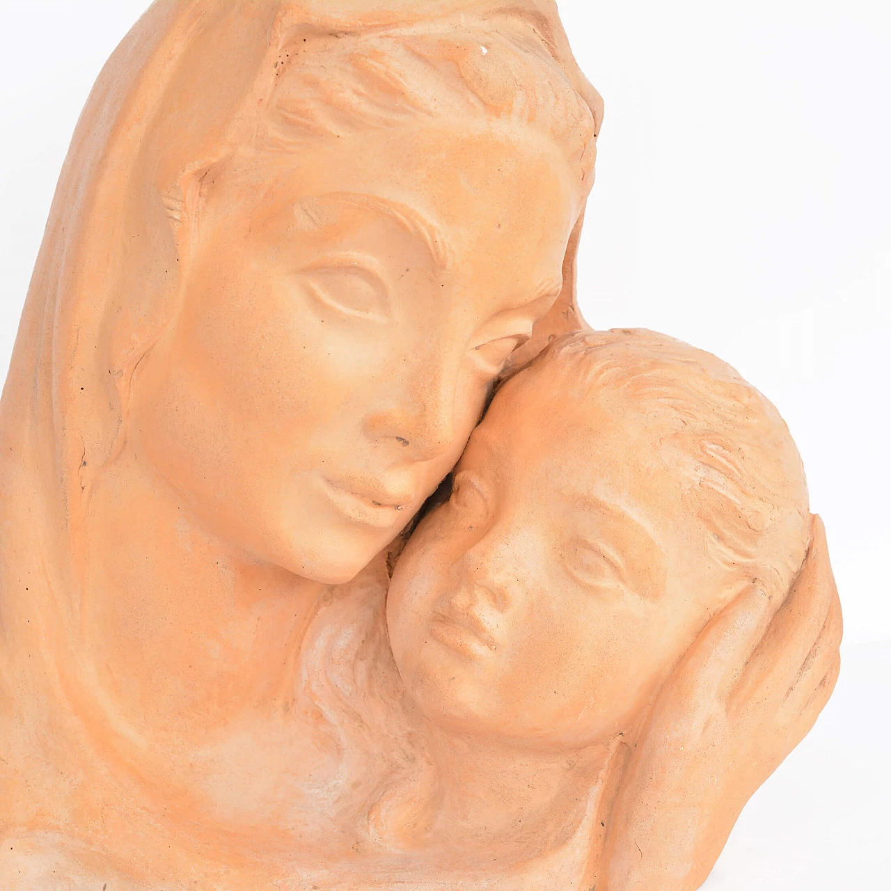Karel Havlíček, Madonna and Child, terracotta sculpture, 1942 3