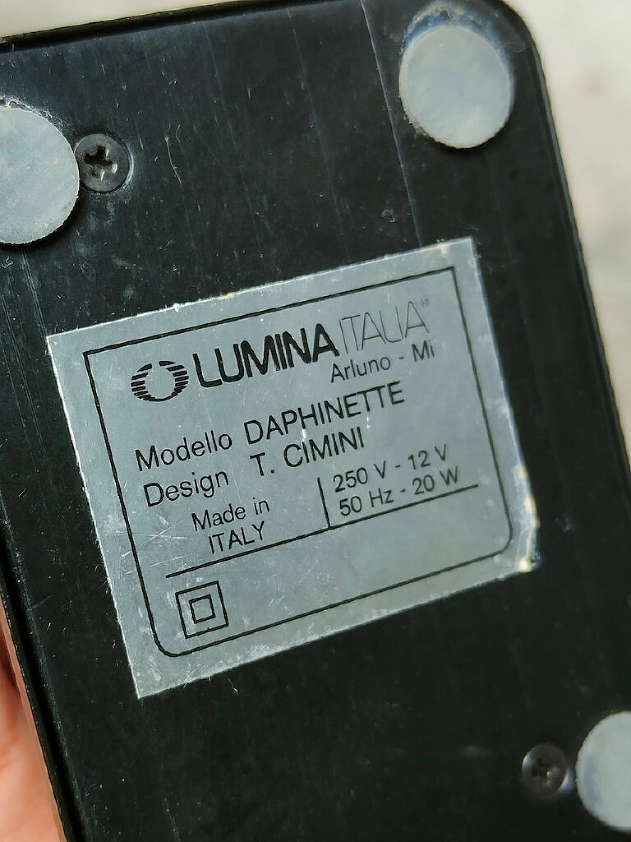 Lampada da tavolo Daphinette di Tommaso Cimini per Lumina, anni '80 11