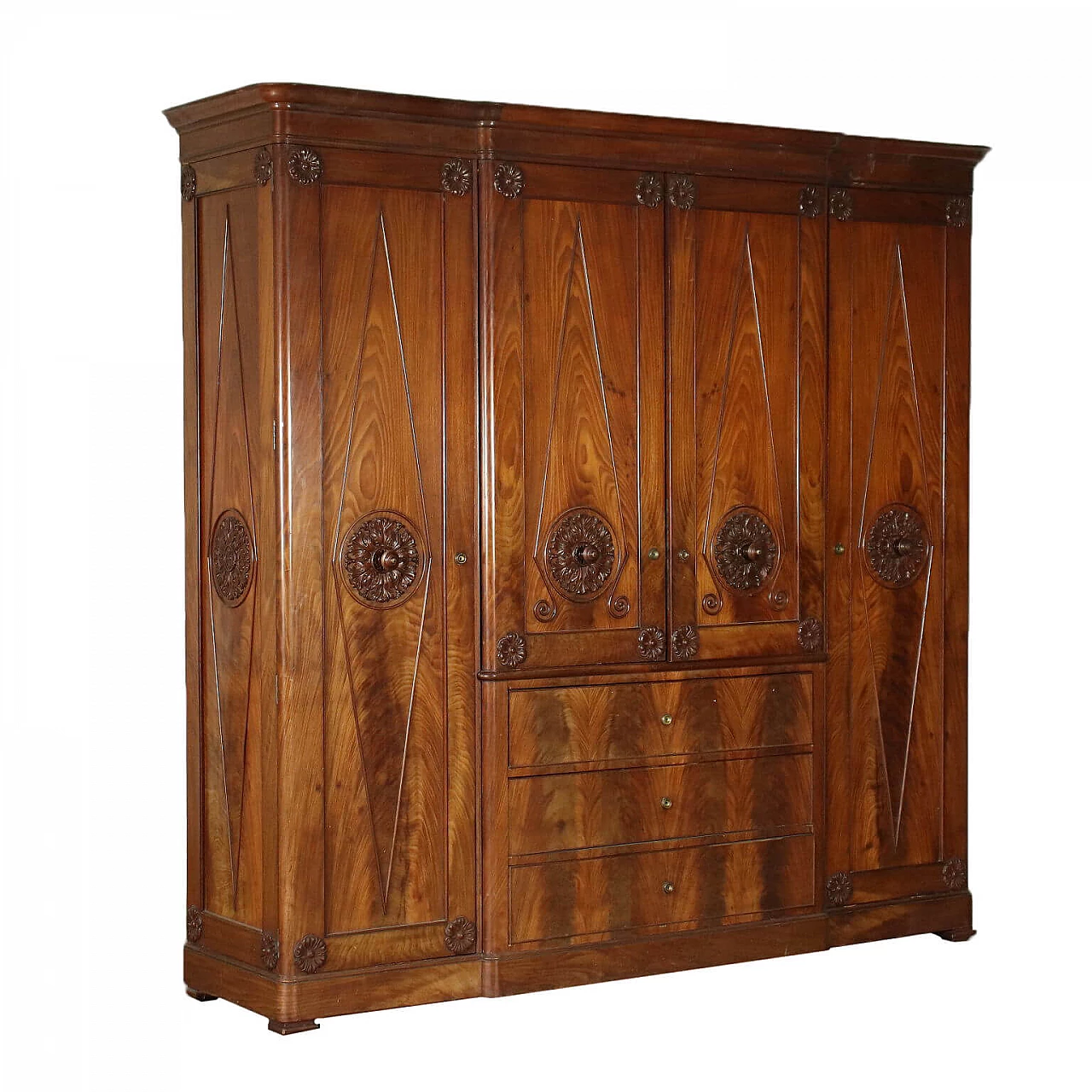 Armadio d'Epoca Restaurazione Attribuibile a Henry Thomas Peters 1