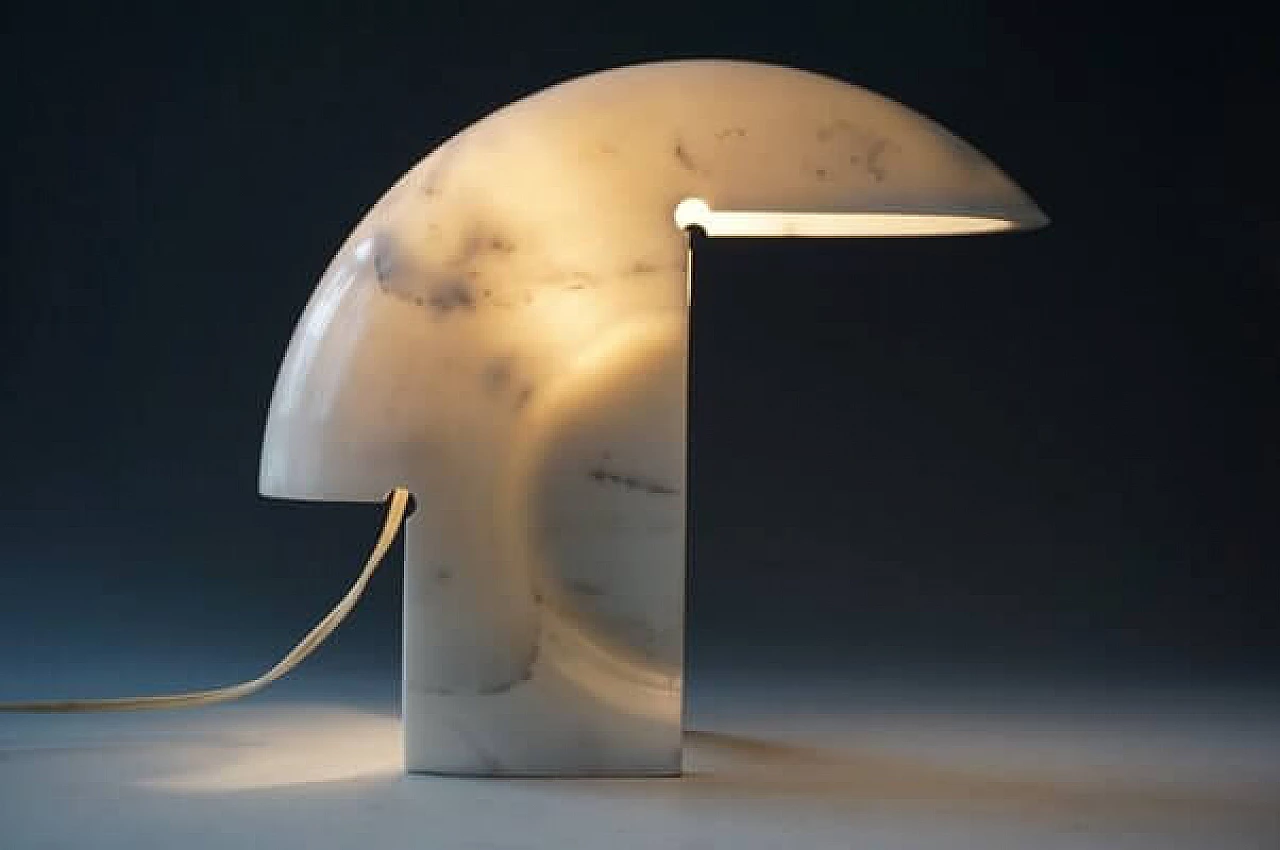 Lampada da tavolo Biagio in marmo di Tobia Scarpa per Flos, 1968 3