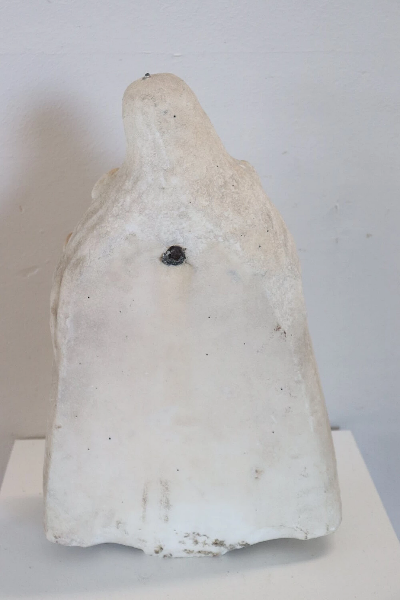 Scultura di Madonna con bambino in marmo bianco, '500 8