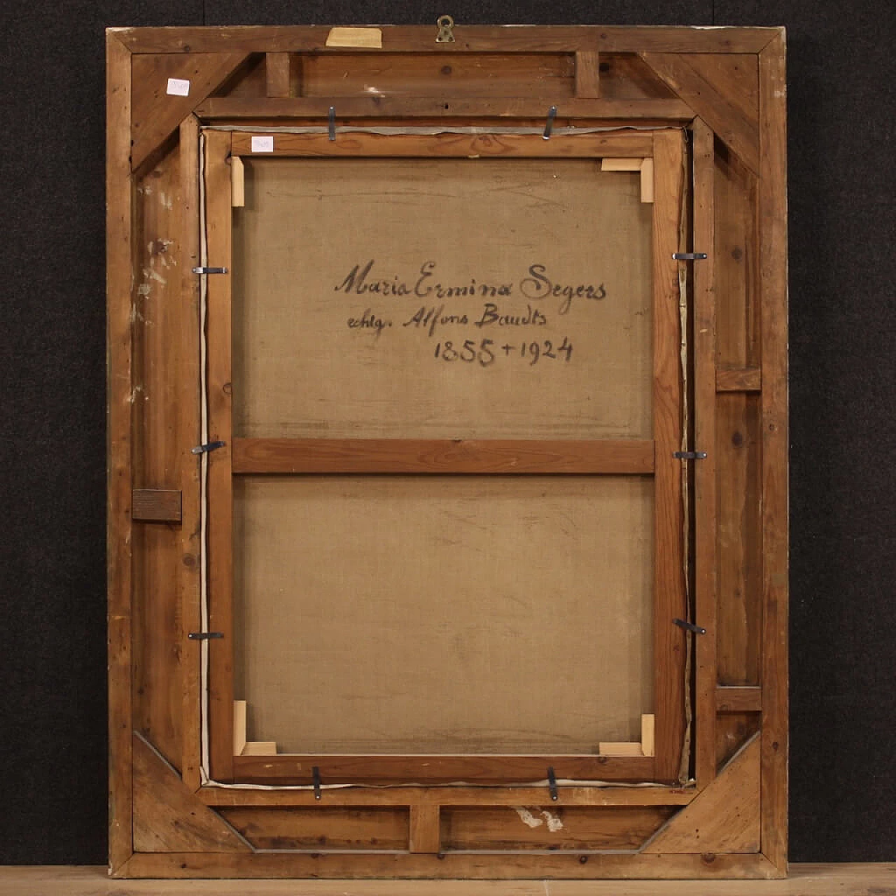 Leo Steel, portrait of Maria Erminia Segers, oil on canvas, 1920 5