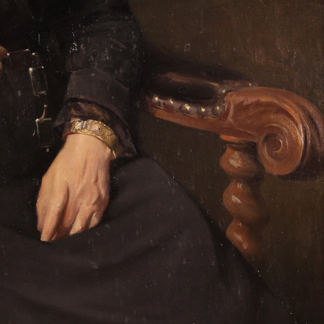 Leo Steel, portrait of Maria Erminia Segers, oil on canvas, 1920 6