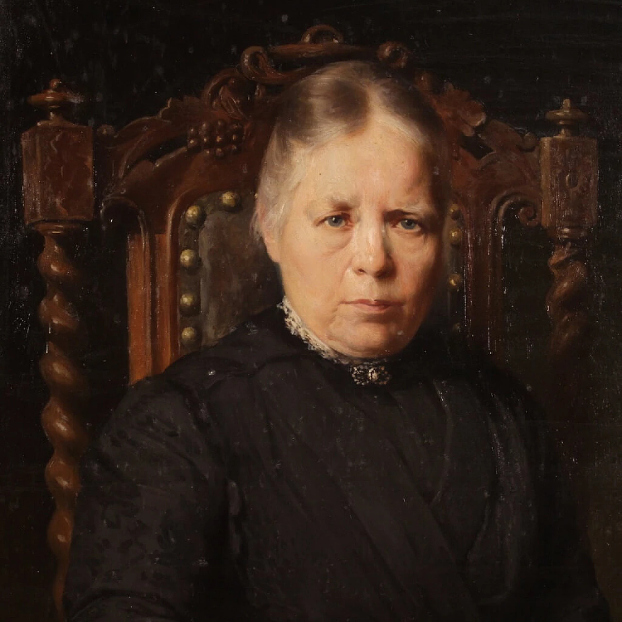 Leo Steel, portrait of Maria Erminia Segers, oil on canvas, 1920 7