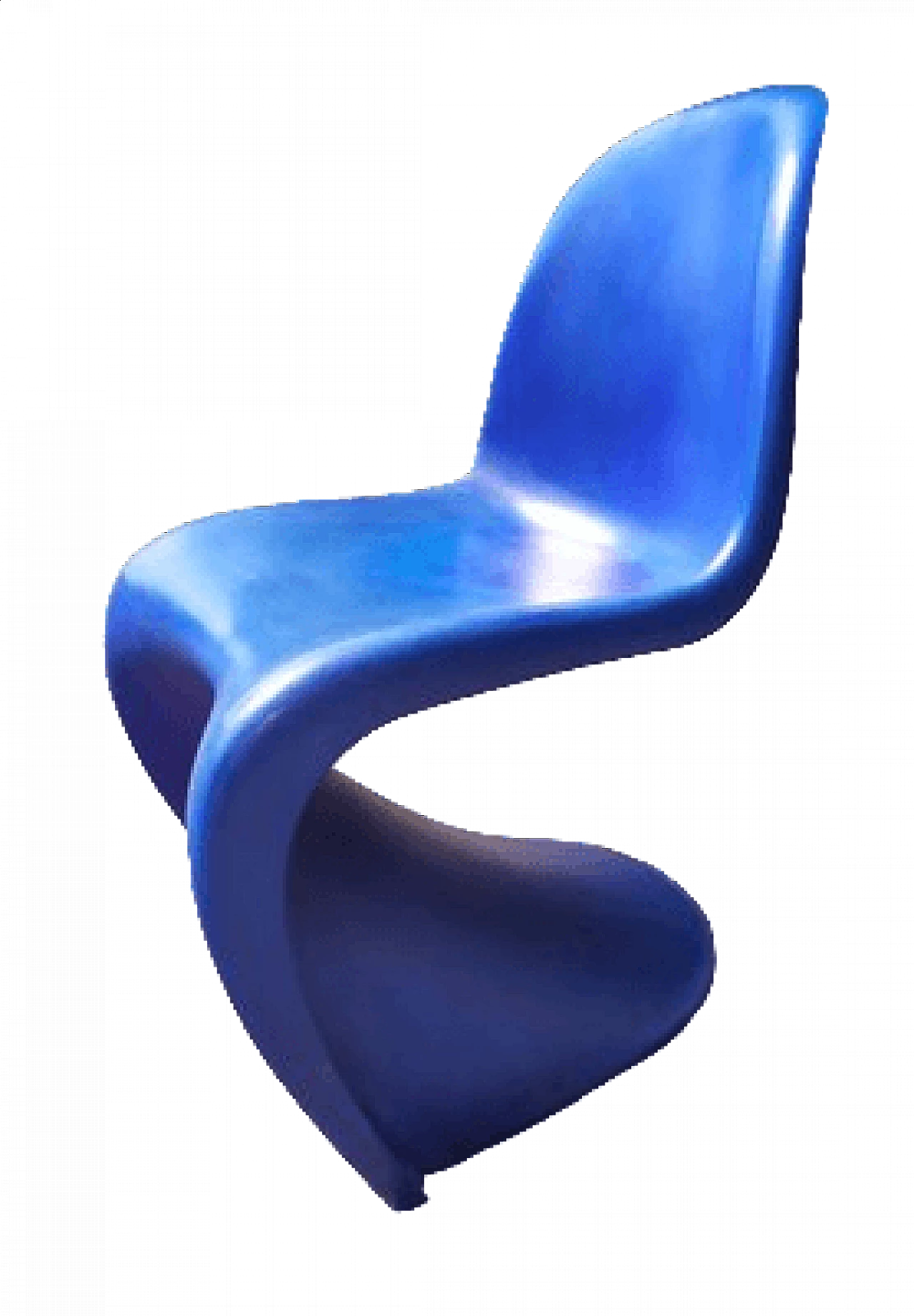 Sedia blu di Verner Panton per Vitra, 1967 6