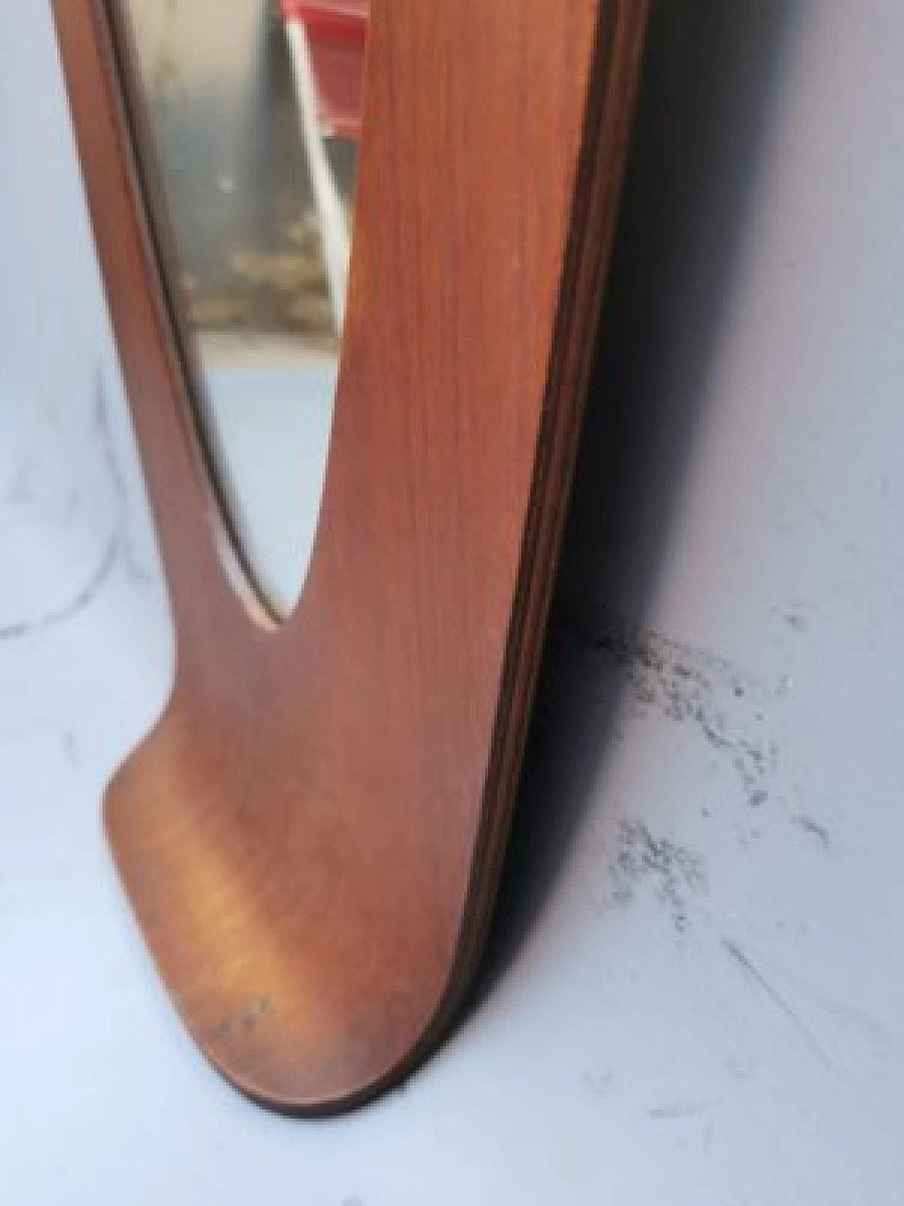 Specchio in legno attribuito a Franco Campo e Carlo Graffi, anni '50 2