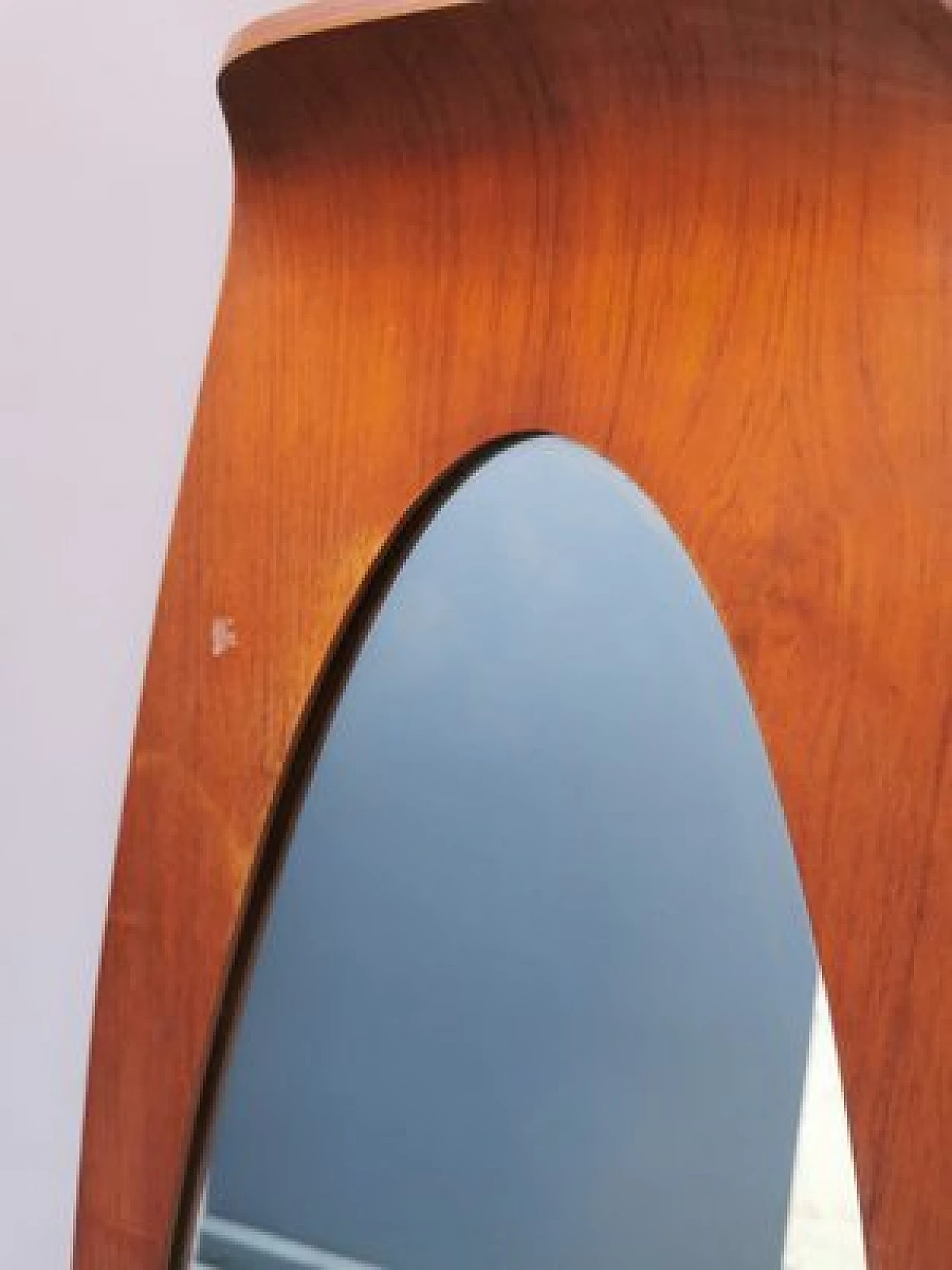 Specchio in legno attribuito a Franco Campo e Carlo Graffi, anni '50 3