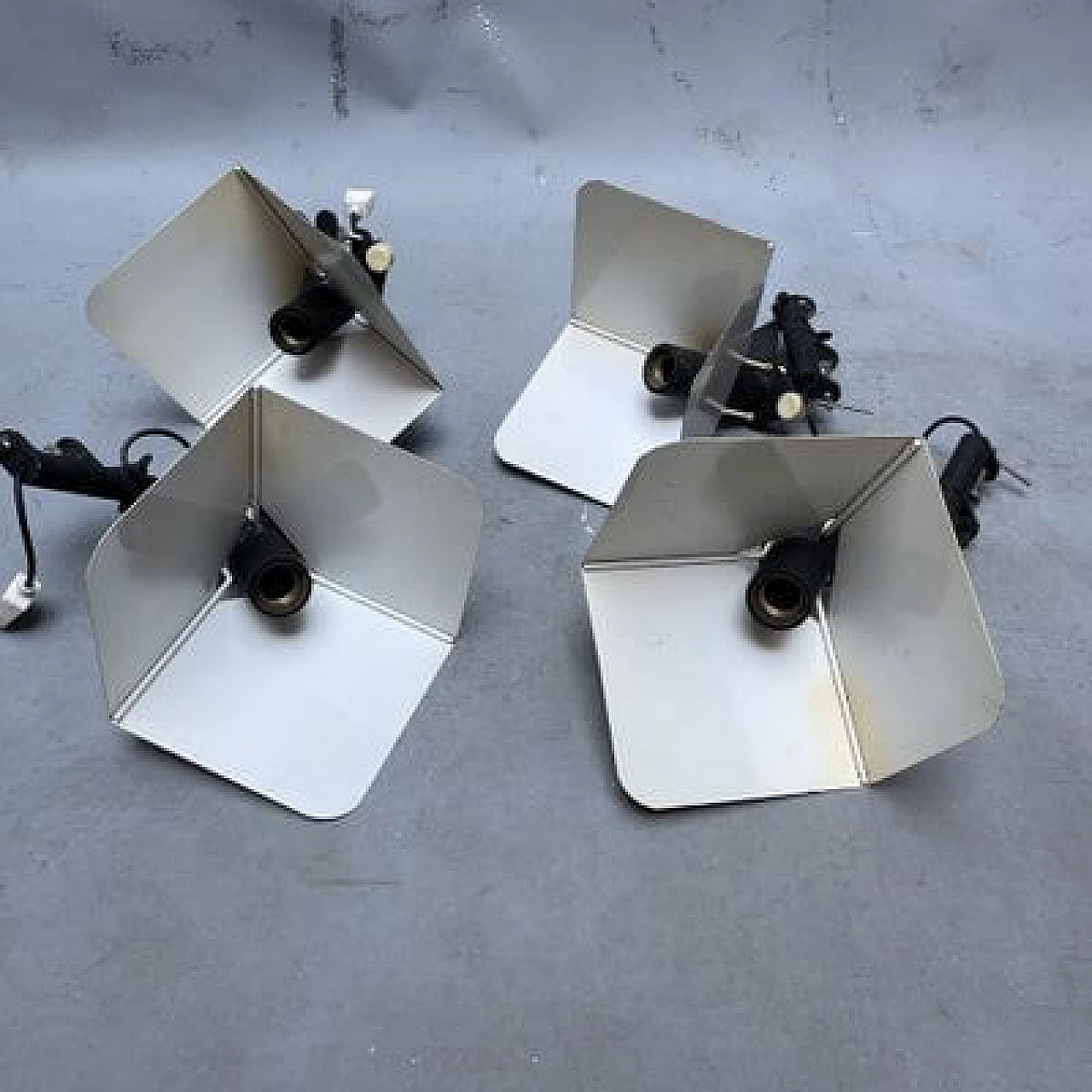 4 Wall sconces for Stilnovo, 1960s 6