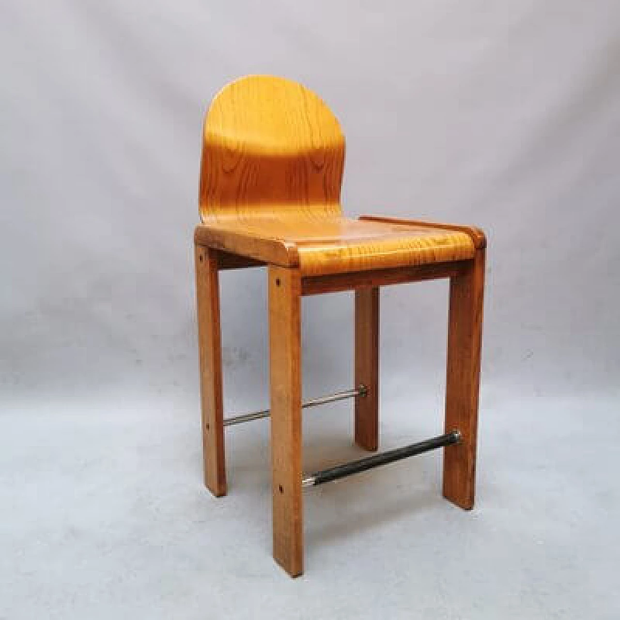 4 Wooden stools, 1960s 5