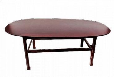 Tavolo in faggio tinto mogano di Ico & Luisa Parisi, anni '50