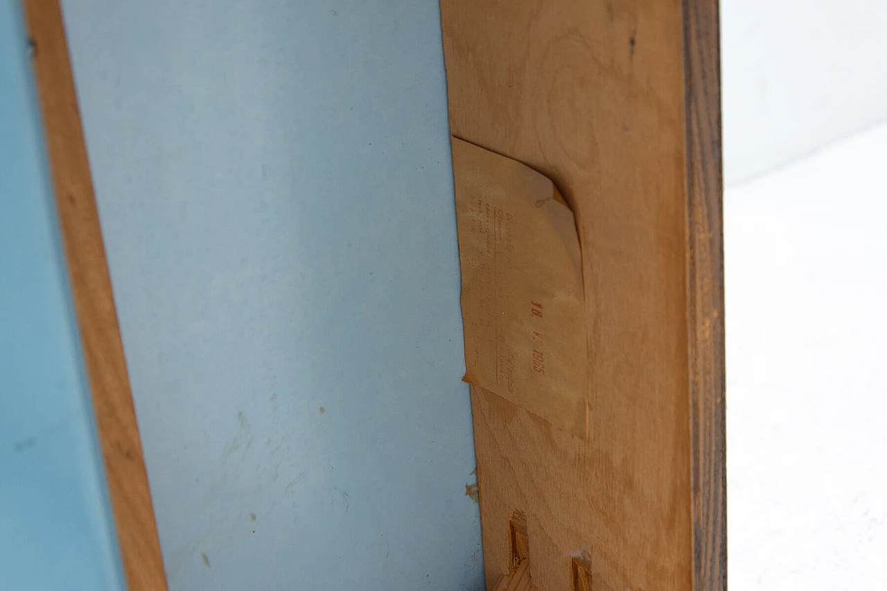 Wood and formica table with drawer, 1960s 12