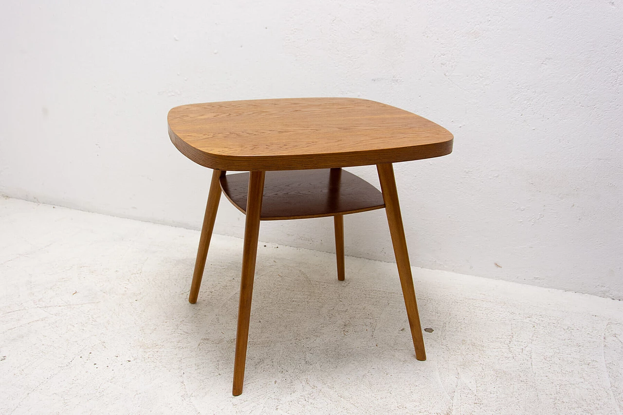 Beech wood coffee table, 1960s 5