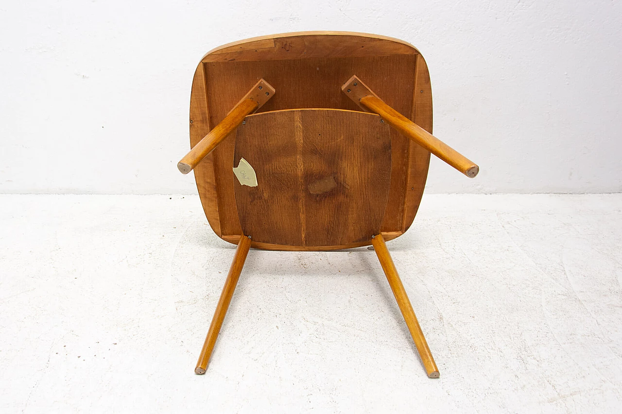 Beech wood coffee table, 1960s 10