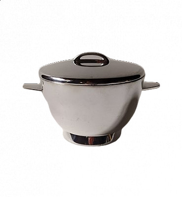 Silver-plated alpacca tureen by Gio Ponti for Calderoni, 1950s
