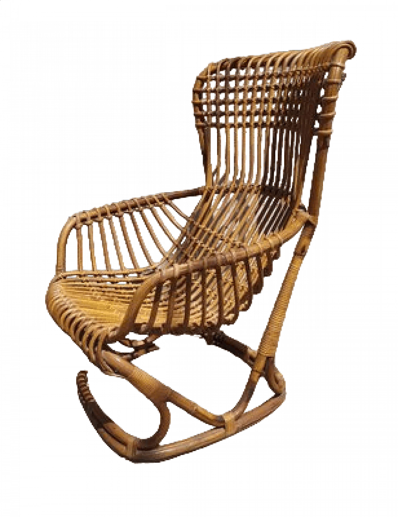 BP4 wicker armchair by Tito Agnoli for Pierantonio Bonacina, 1959 11