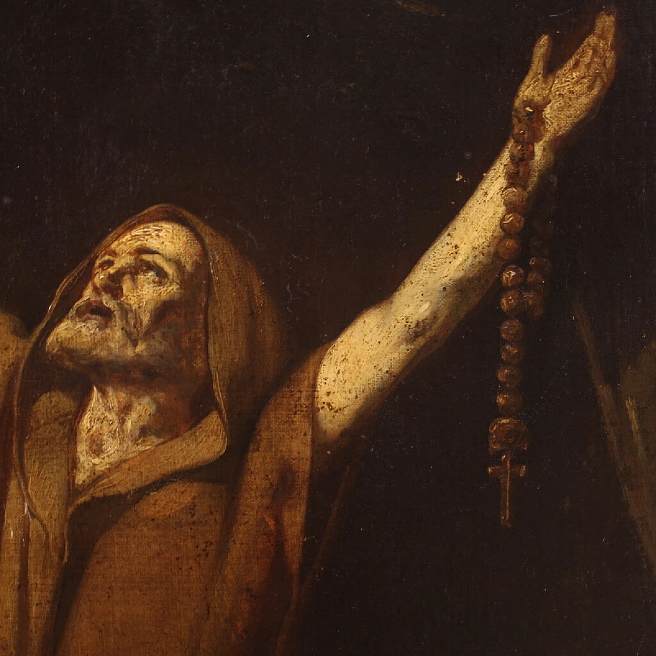 The Vision of Saint Anthony Abbot, oil on canvas, 19th century 4