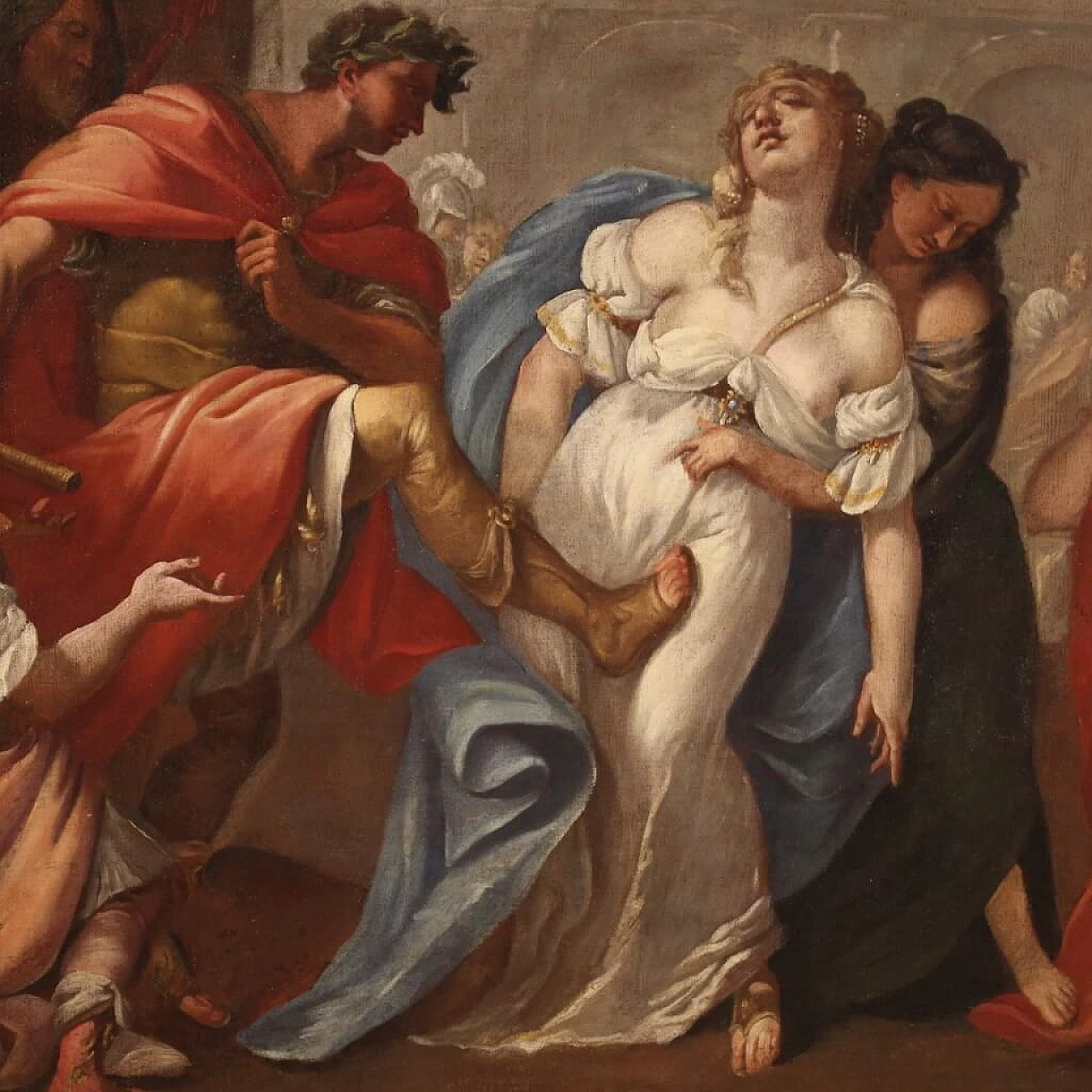 La morte di Poppea, scuola italiana, olio su tela, '700 11
