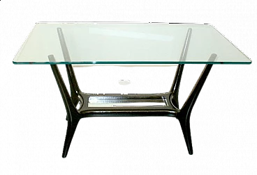Coffee table with double glass top attributed to Ico & Luisa Parisi for Cassina, 1950s