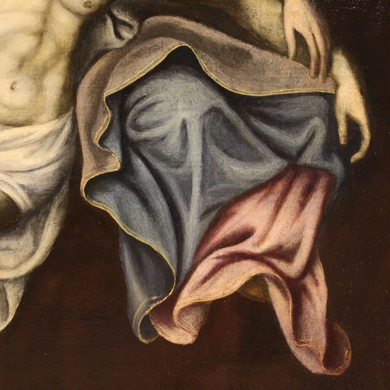 Pietà, dipinto a olio su tela, '700 7