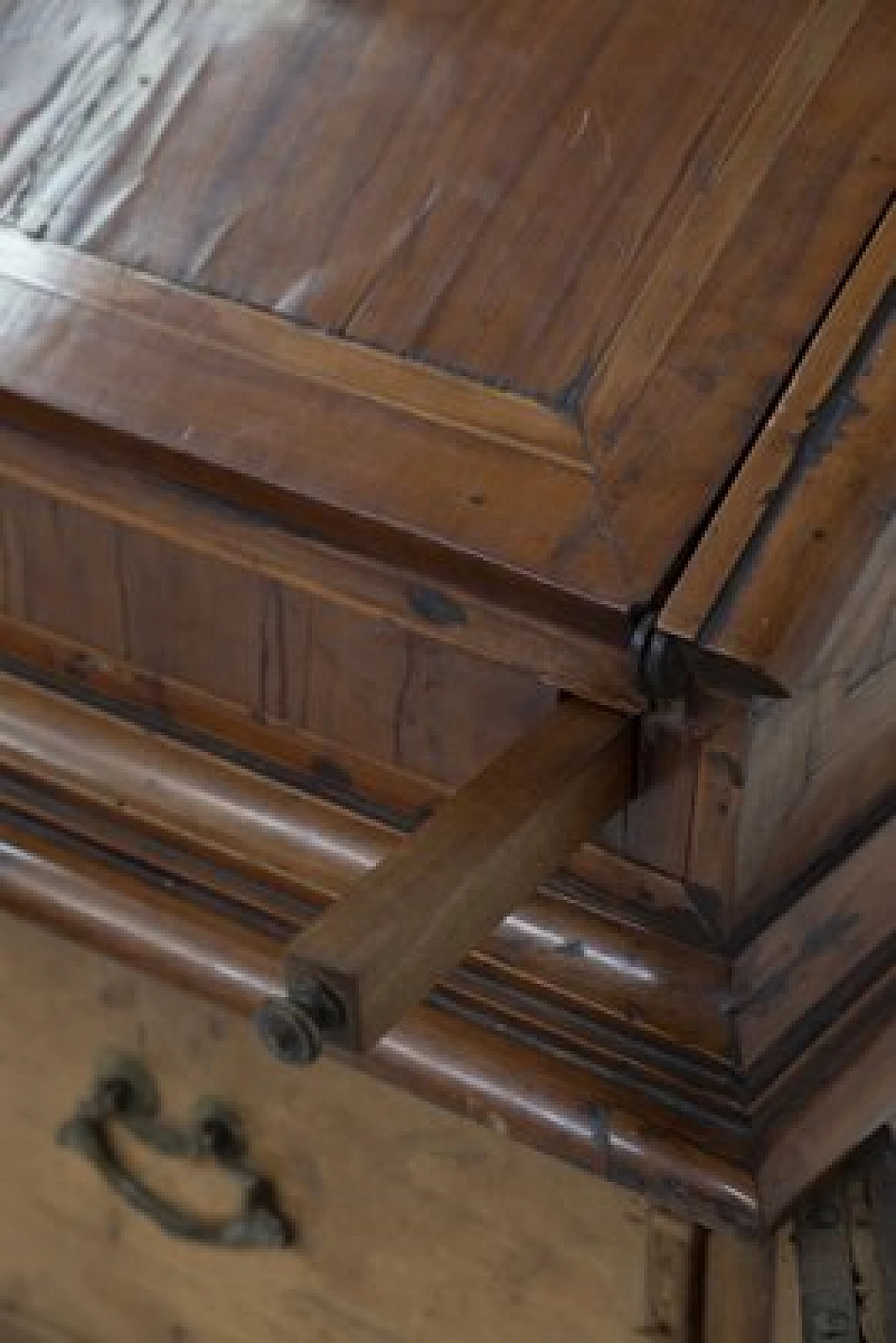 Scrivania in legno massello con cassetti, '700 7