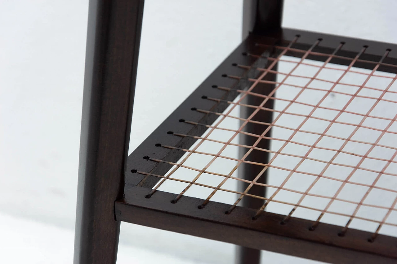 Tavolo in legno di quercia scuro di Dřevopodnik Holešov, anni '60 9