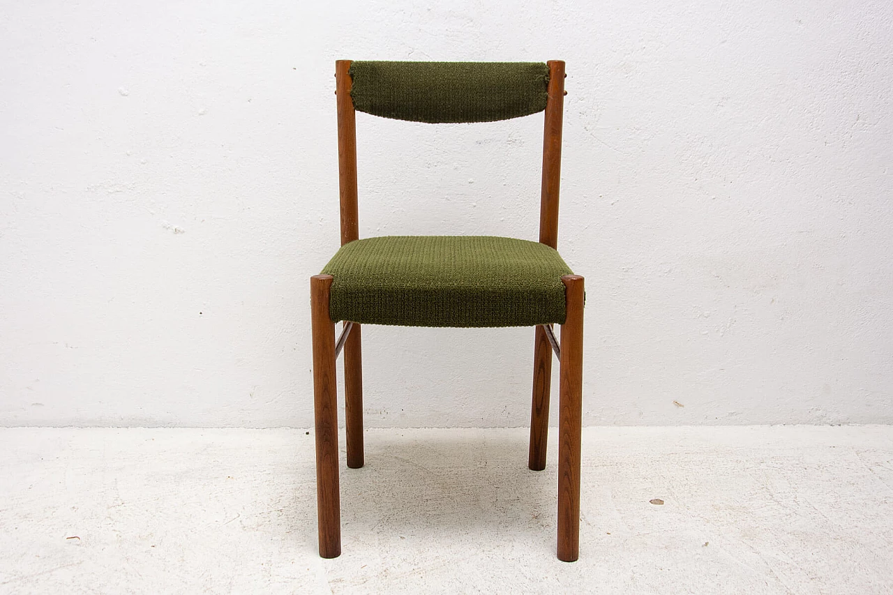 4 Scandinavian-style beech dining chairs, 1980s 8