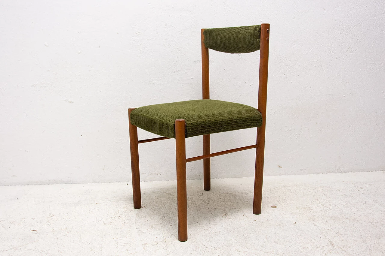 4 Scandinavian-style beech dining chairs, 1980s 11