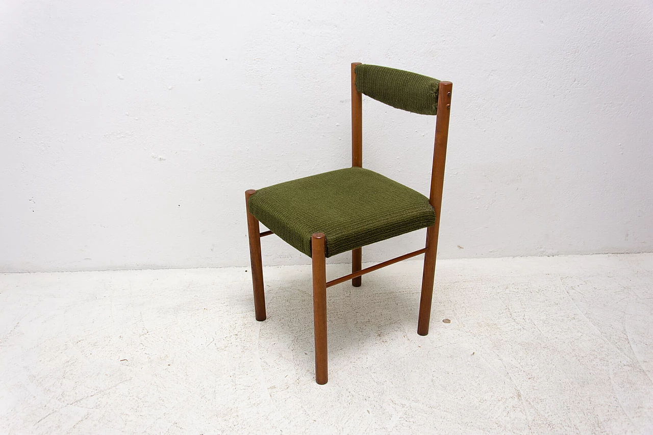 4 Scandinavian-style beech dining chairs, 1980s 12