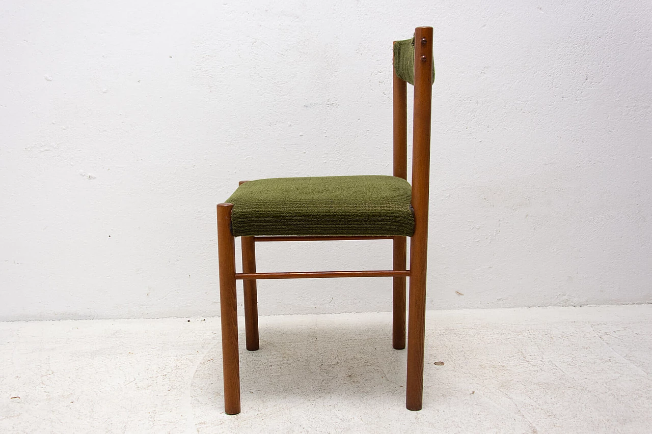 4 Scandinavian-style beech dining chairs, 1980s 13