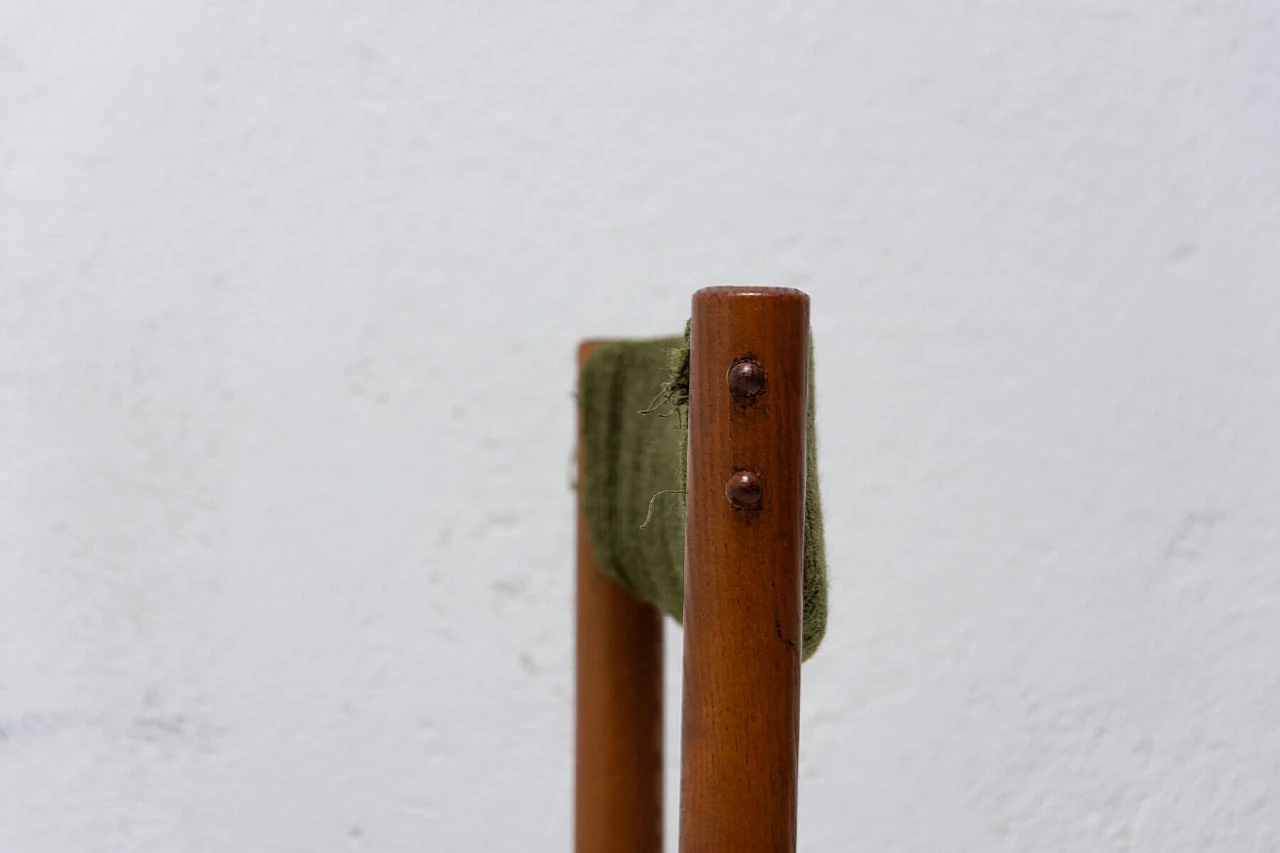 4 Scandinavian-style beech dining chairs, 1980s 14