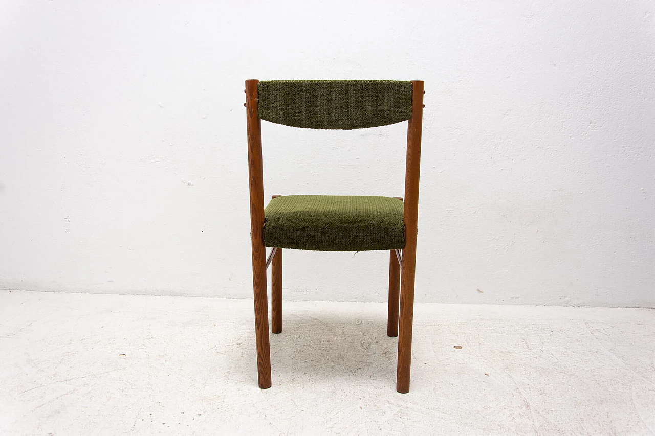 4 Scandinavian-style beech dining chairs, 1980s 15