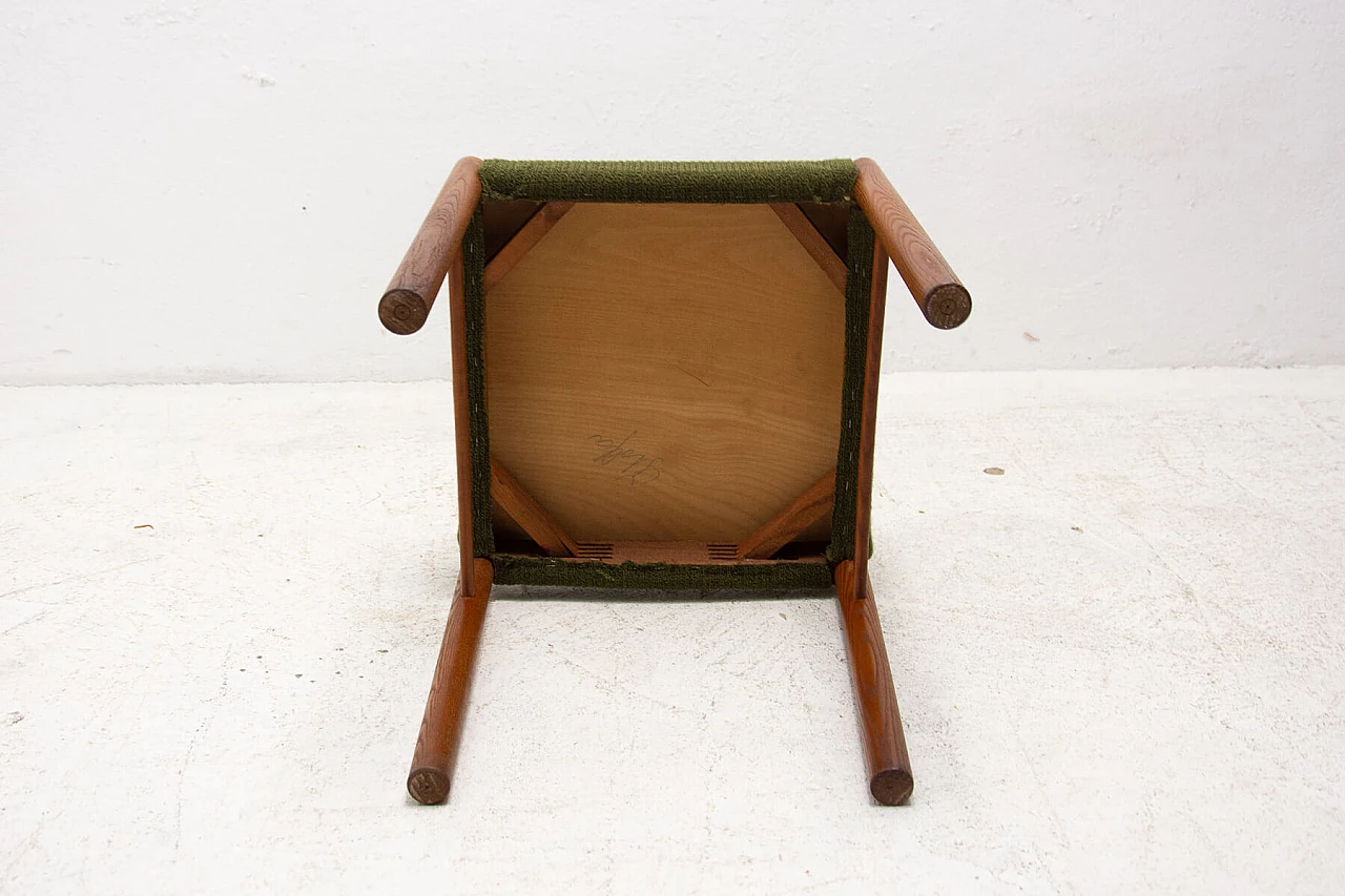 4 Scandinavian-style beech dining chairs, 1980s 16