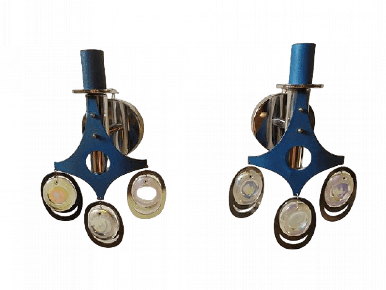 Coppia di appliques attribuite a Oscar Torlasco, anni '60 7