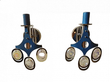 Coppia di appliques attribuite a Oscar Torlasco, anni '60