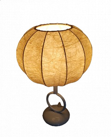 Lampada da tavolo in cocoon nello stile di Achille Castiglioni, anni '60