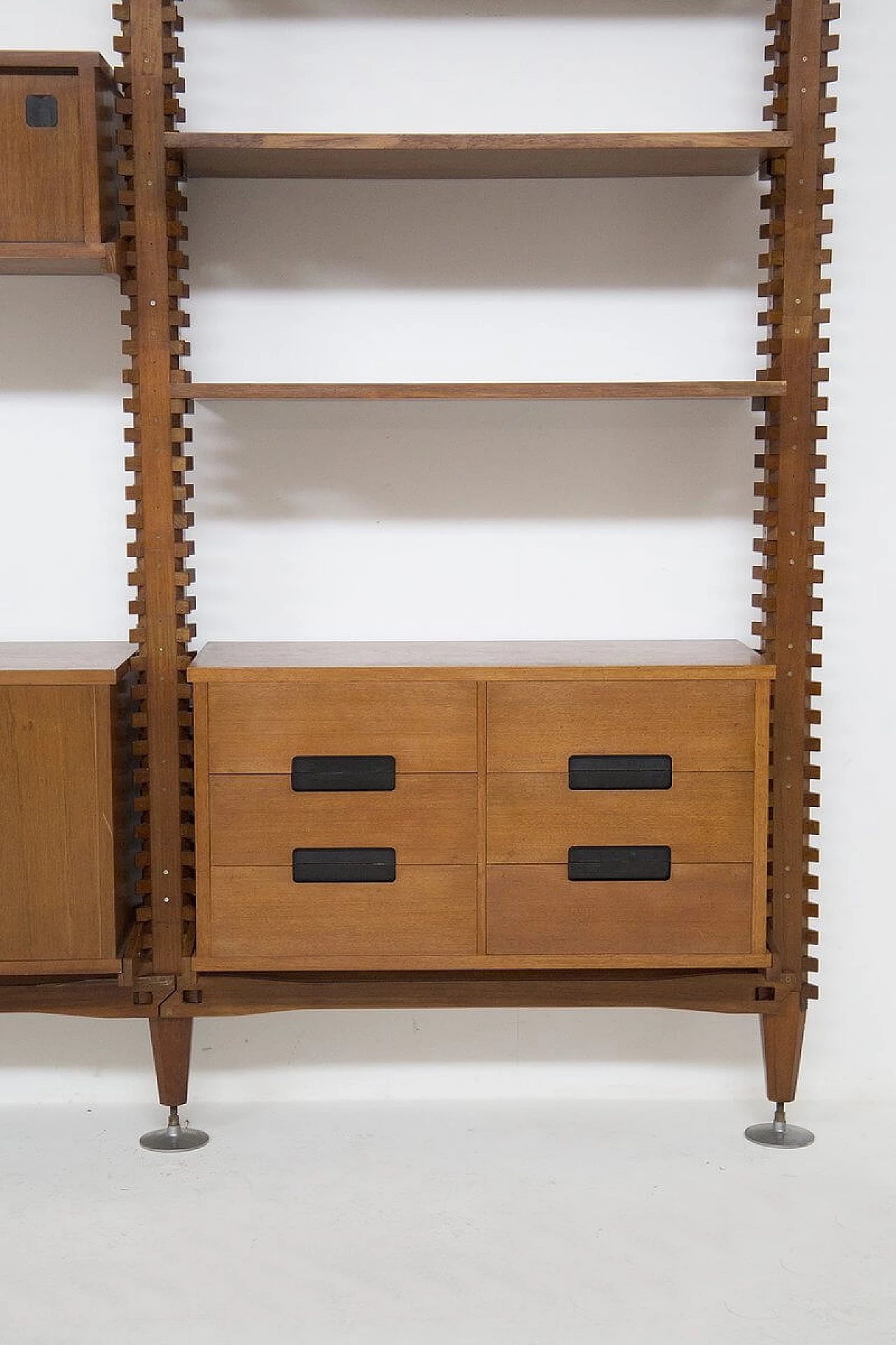Modular wooden bookcase by Ico Parisi for Mim, 1950s 27