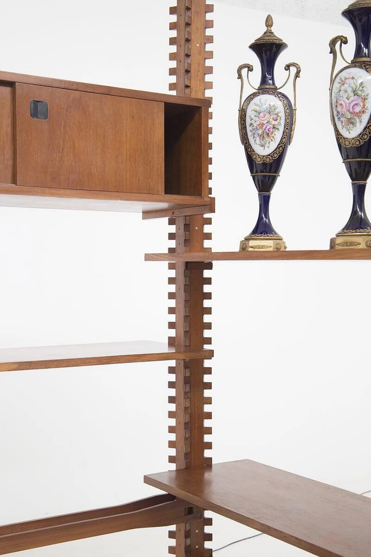 Libreria modulare in legno di Ico Parisi per Mim, anni '50 34