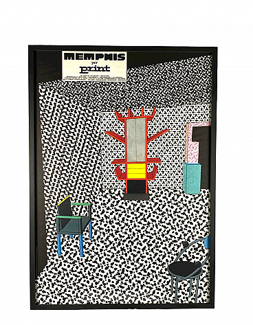 Christoph Radl, Memphis for Print, print on paper, 1983