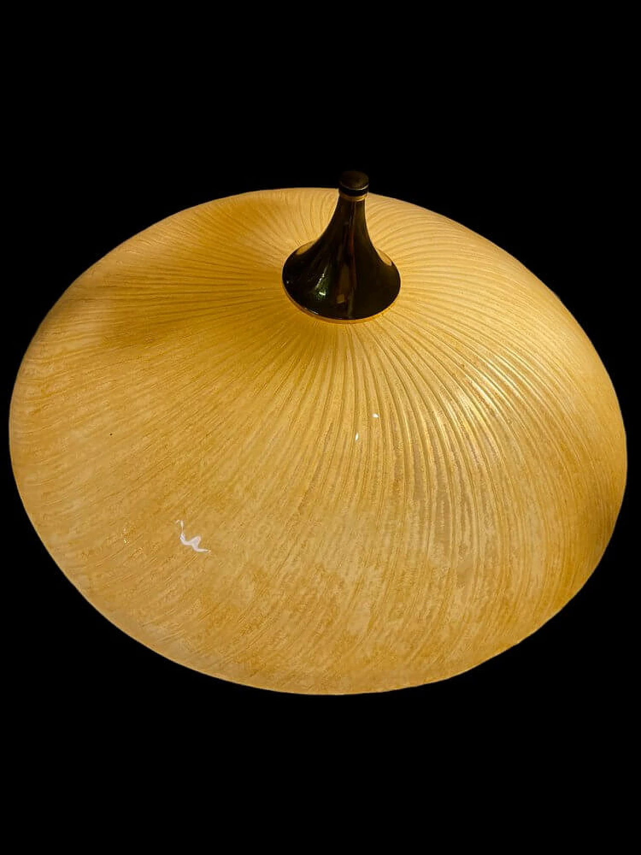 Lampada da soffitto a incasso in vetro di Murano, anni '70 8