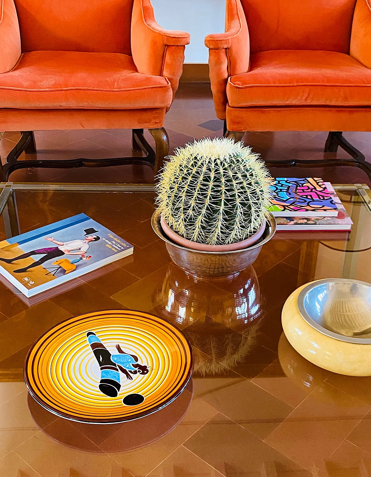 Futurist ceramic plate Calciatore by Dante Baldelli for Fictilia, 1971 22