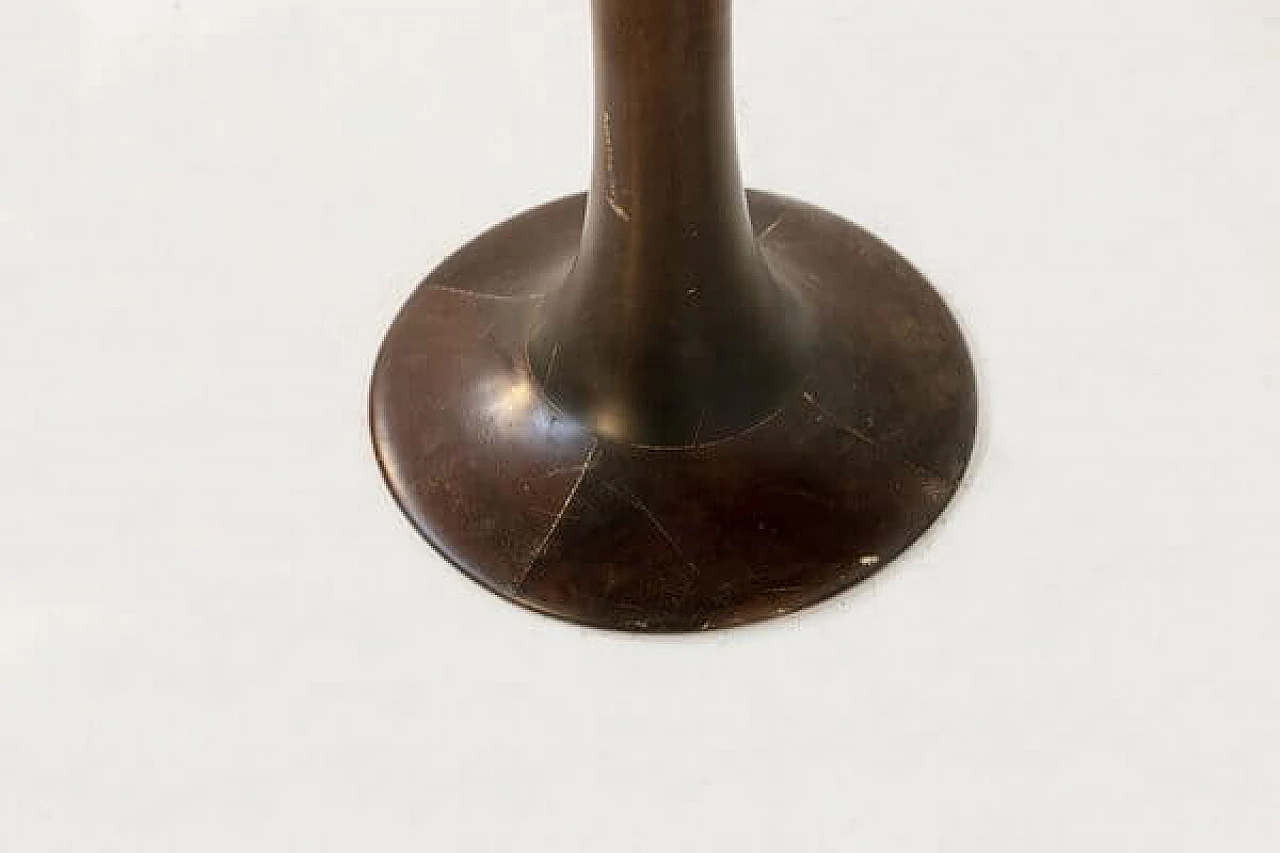 Wood and marble round table by Massoni for Boffi, 1970s 4