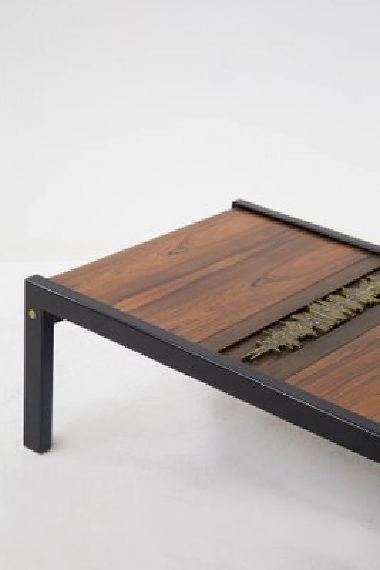 T68 Coffee Table in in Wood and Brass by Osvaldo Borsani & Eugenio Gerli for Tecno 10