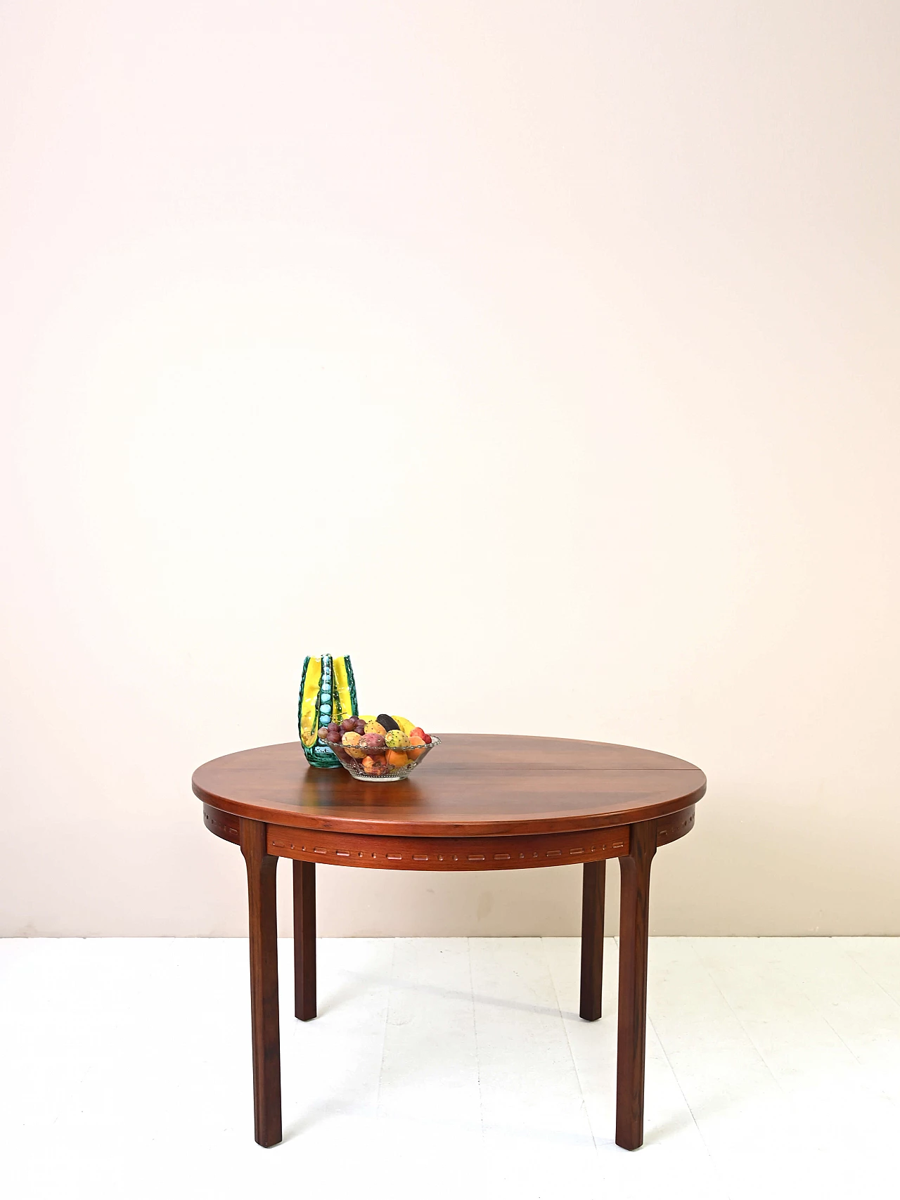 Round dining table in rosewood by Nils Jonsson, 1970s 2