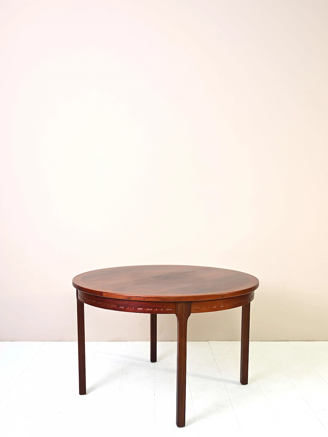 Round dining table in rosewood by Nils Jonsson, 1970s 9